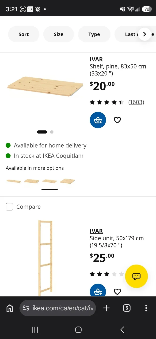 Ikea Ivar shelves - photo 2