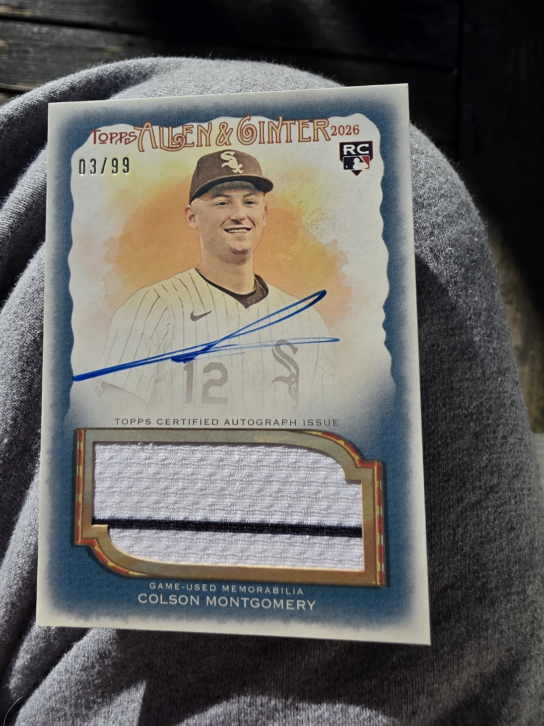 2026 Topps Allen & Ginter Colson Montgomery Autograph Relic