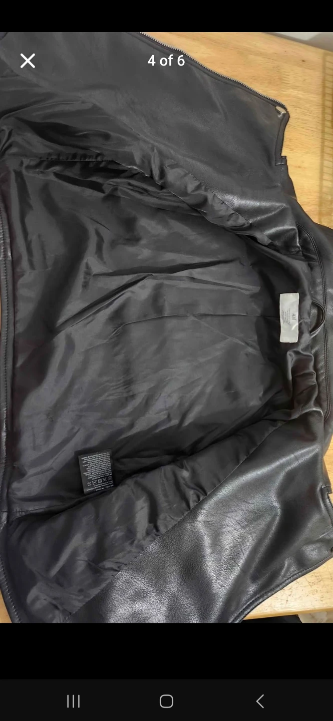 H&M Black Faux Leather Biker Jacket - photo 2