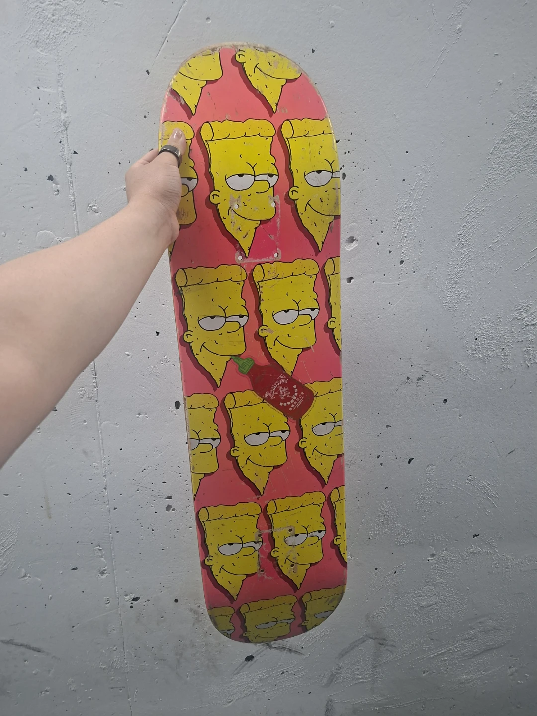 Bart Simpson Skateboard Deck (Decorative)