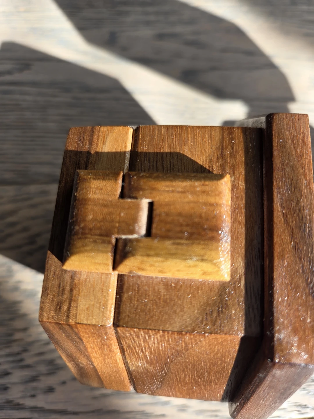 Set of Two Hexagonal Wooden Boxes - photo 2