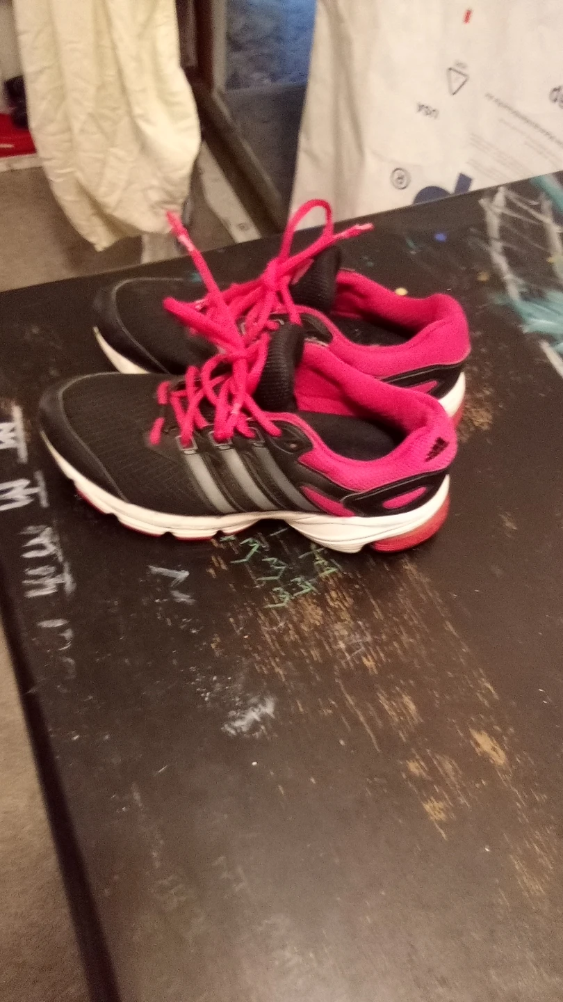 Adidas Running Shoes Black and Pink - photo 3