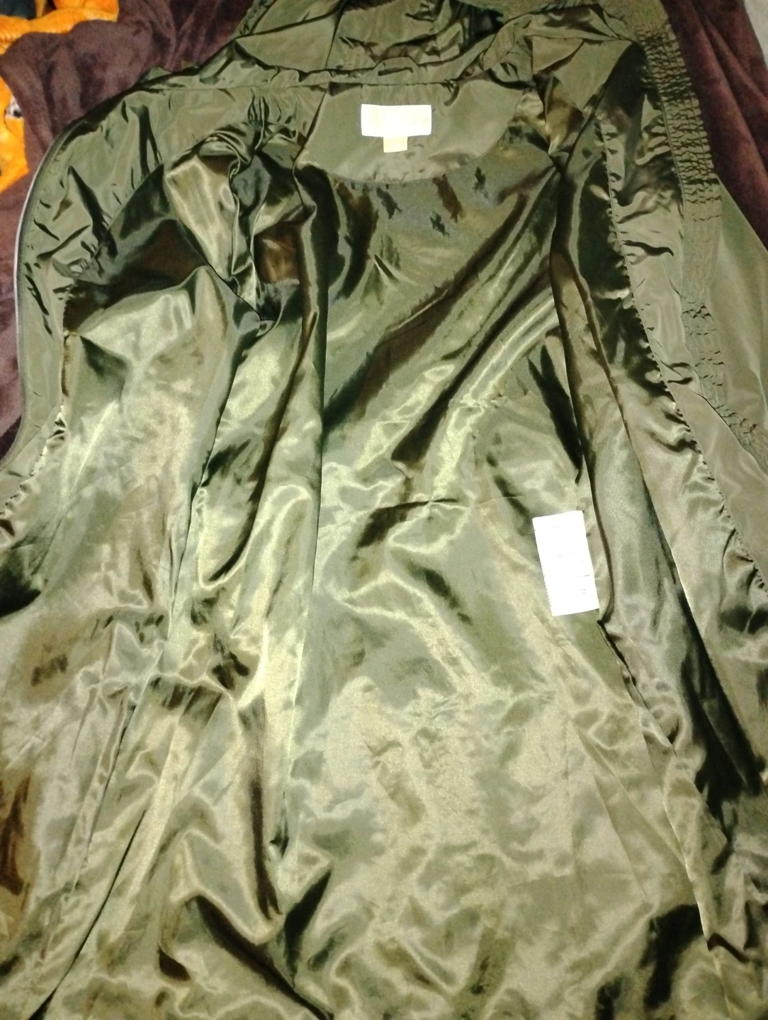 Michael Kors Hooded Jacket Olive Green - photo 3