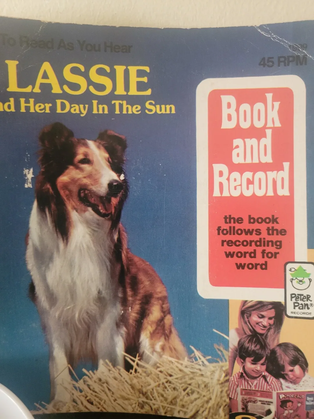 Lassie Book and Record Set Plate Bowl set - photo 5