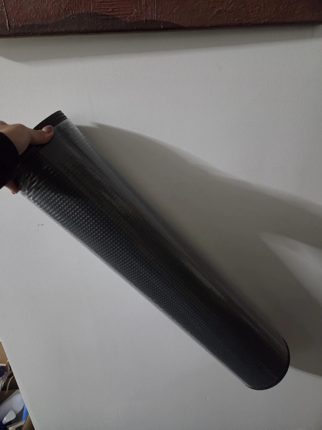 Black Yoga Exercise Mat