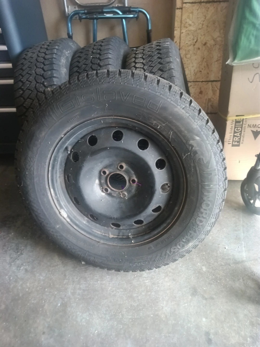 Set of 4 Gislaved Nord Frost 200 Winter Tires - photo 2