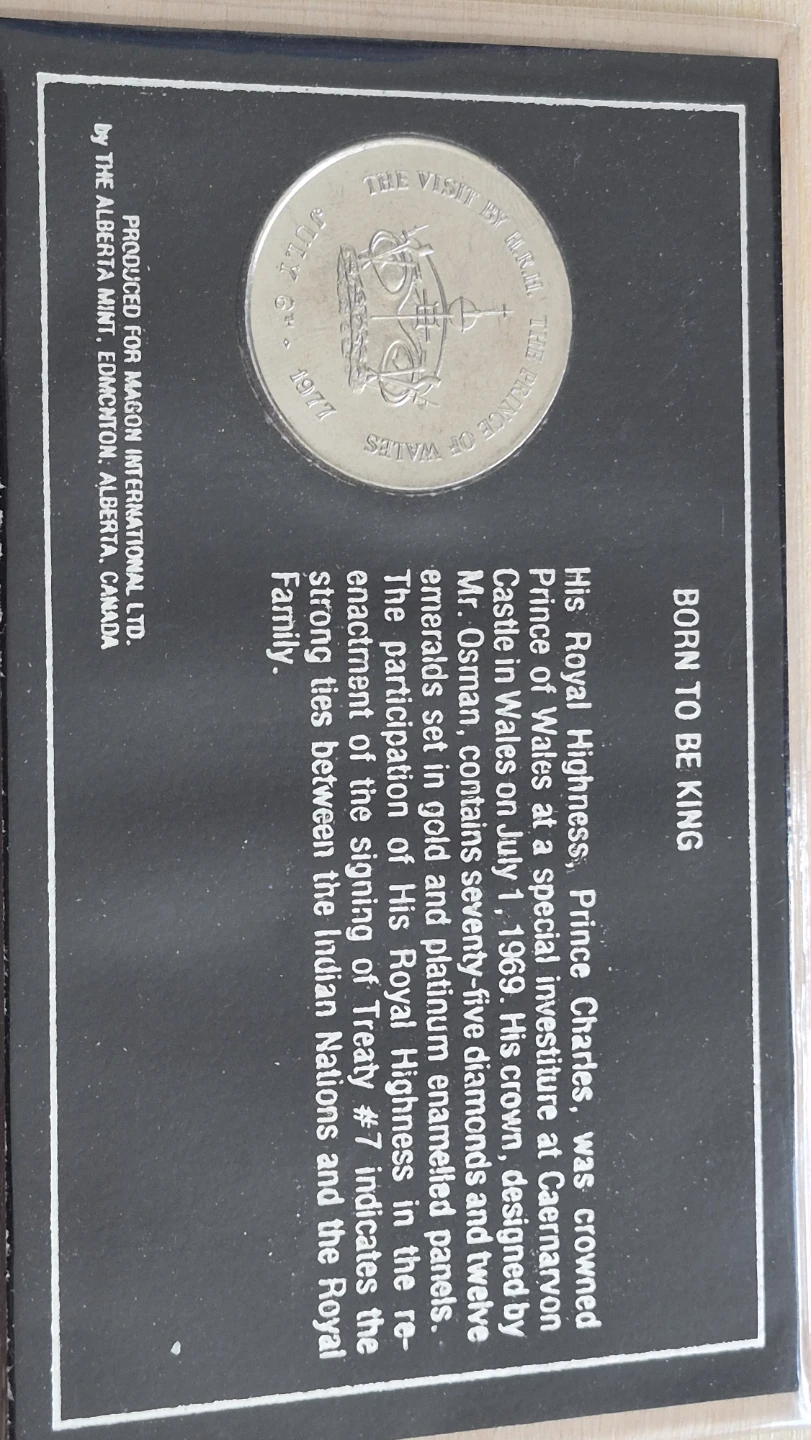 1977 Treaty #7 Commemorative Medallion Set - photo 2