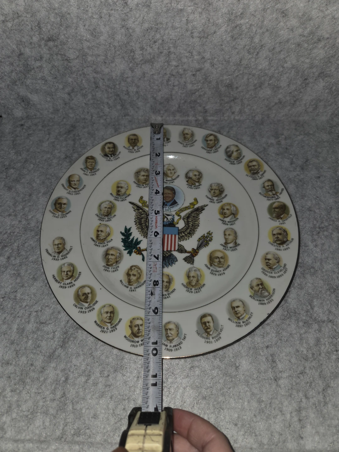 Two Hundred Years of Presidents Commemorative Plate - photo 3
