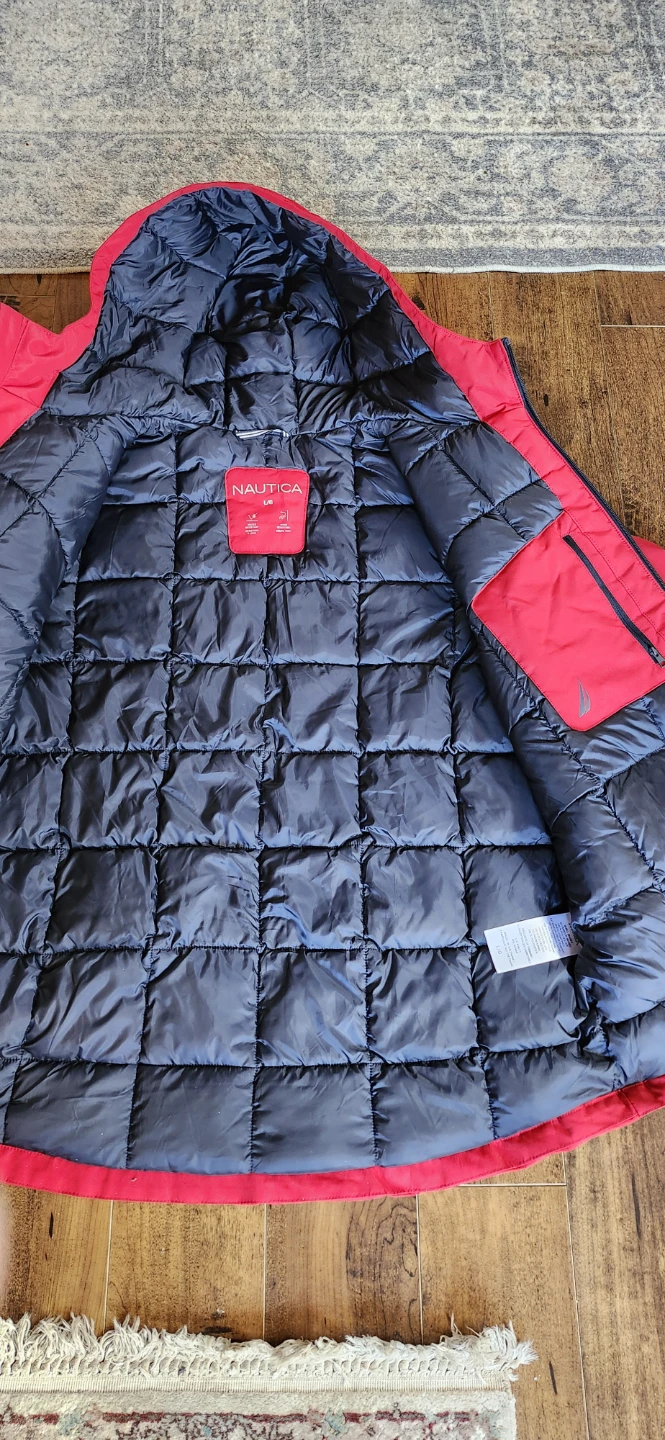 Nautica Water-Resistant Winter Jacket - Red - photo 3