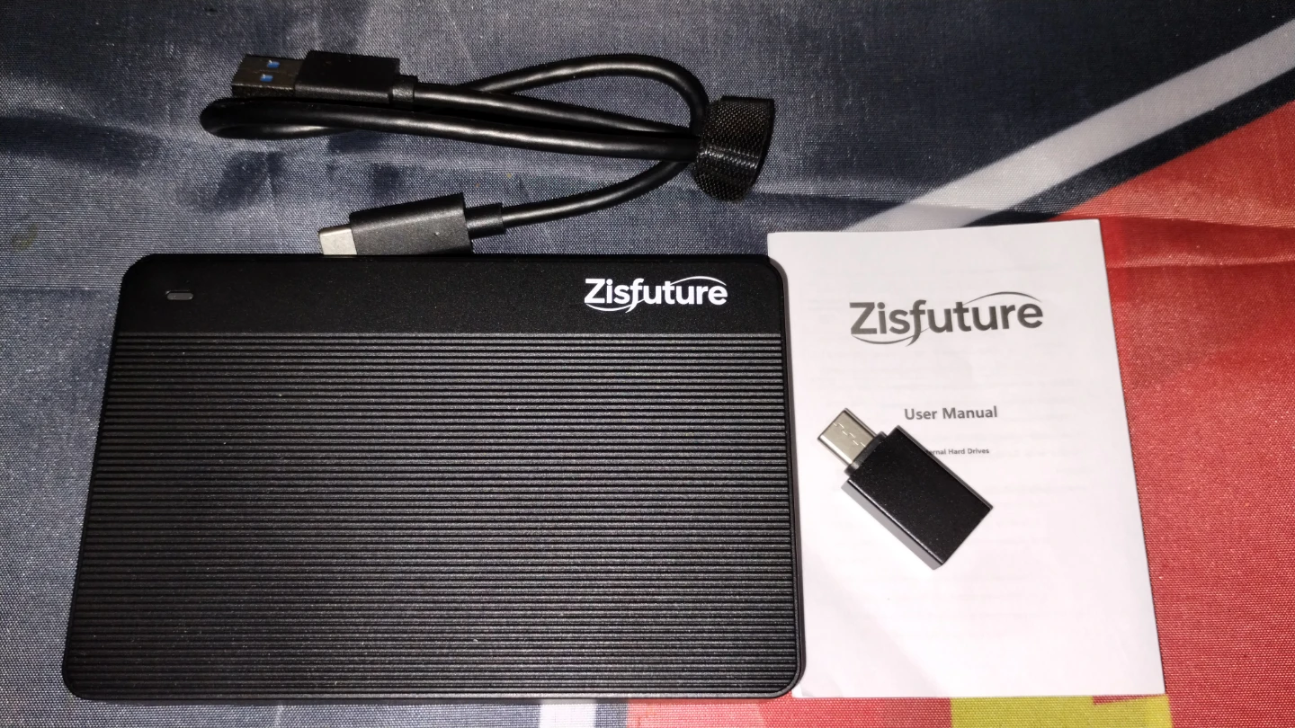 Zisfuture USB 3.1, 500GB External Hard Drive