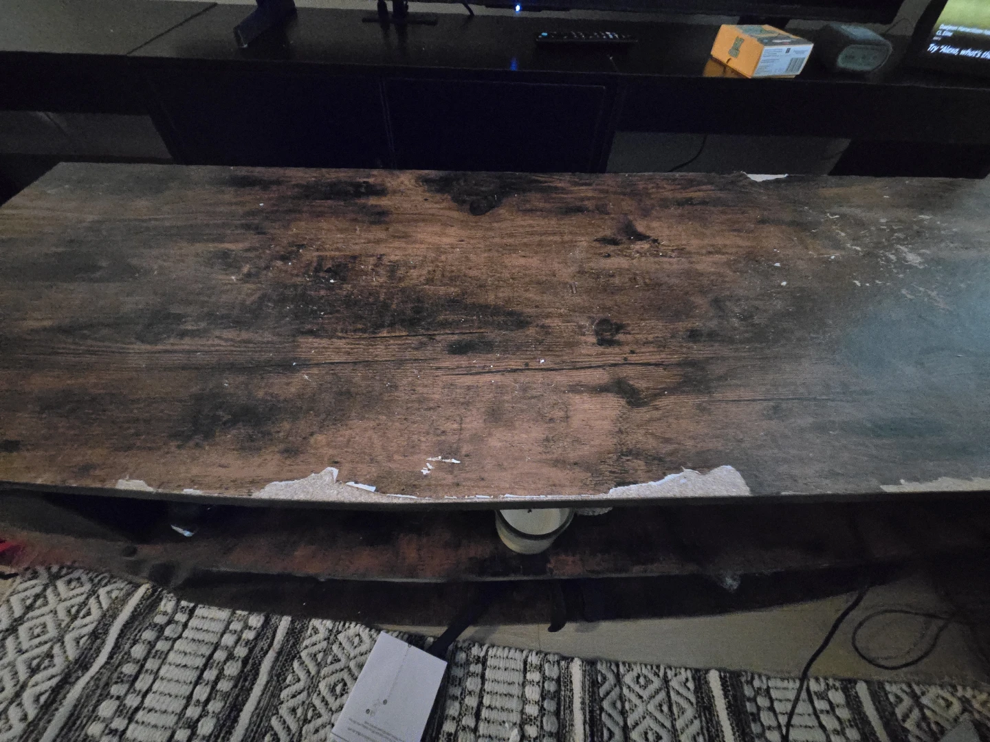 Rustic Wood Media Console - photo 3