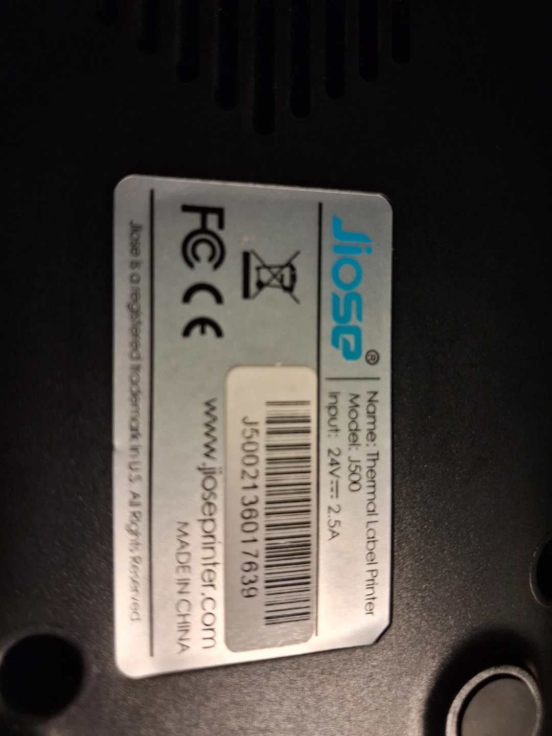 Jiose J500 Thermal Label Printer + Labels - photo 4