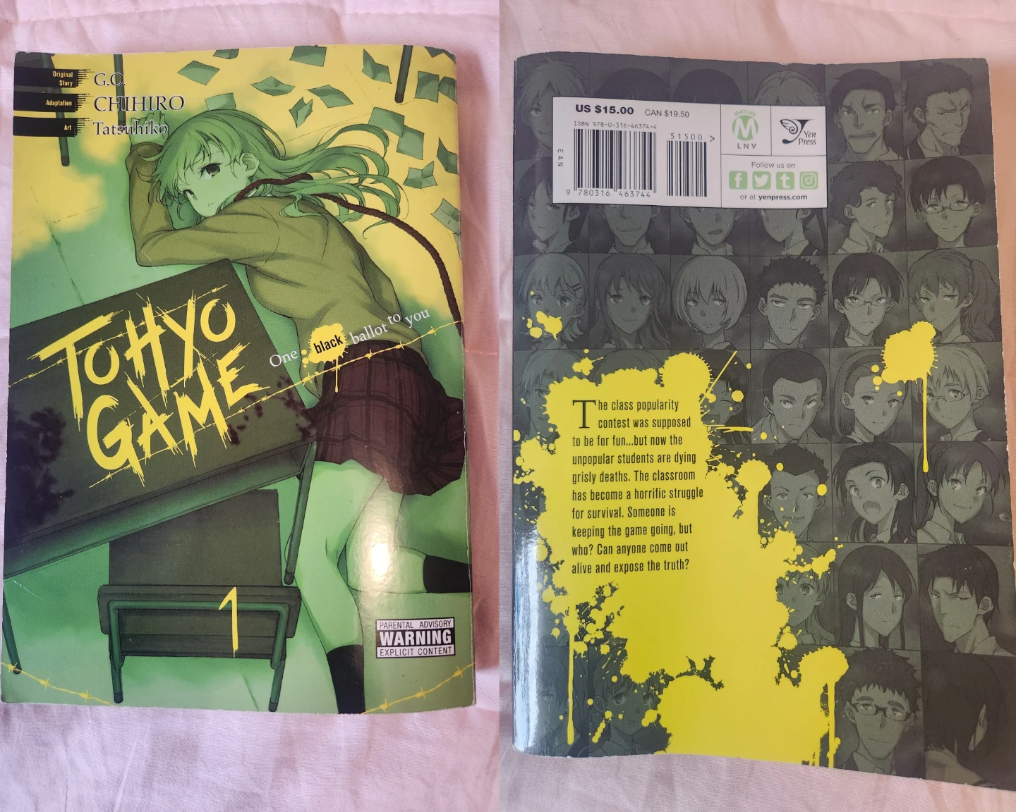Tohyo Game Volume 1 Manga