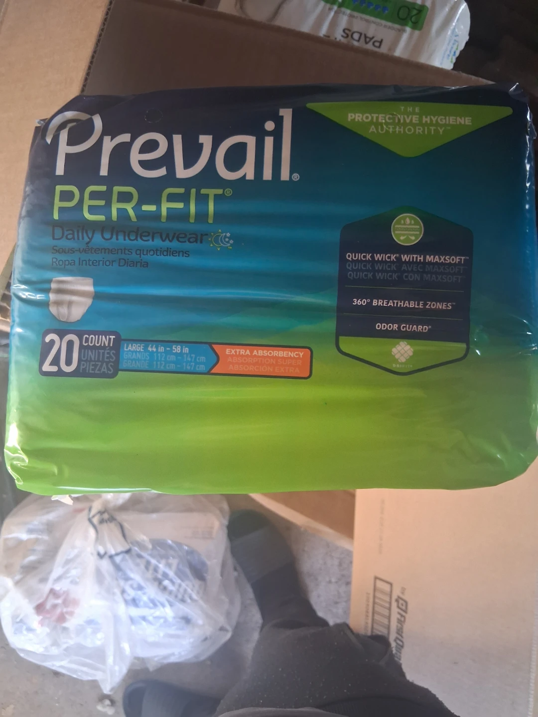 2xl and Large Prevail Underwear, dog pads and woman Pads Bundle - photo 2