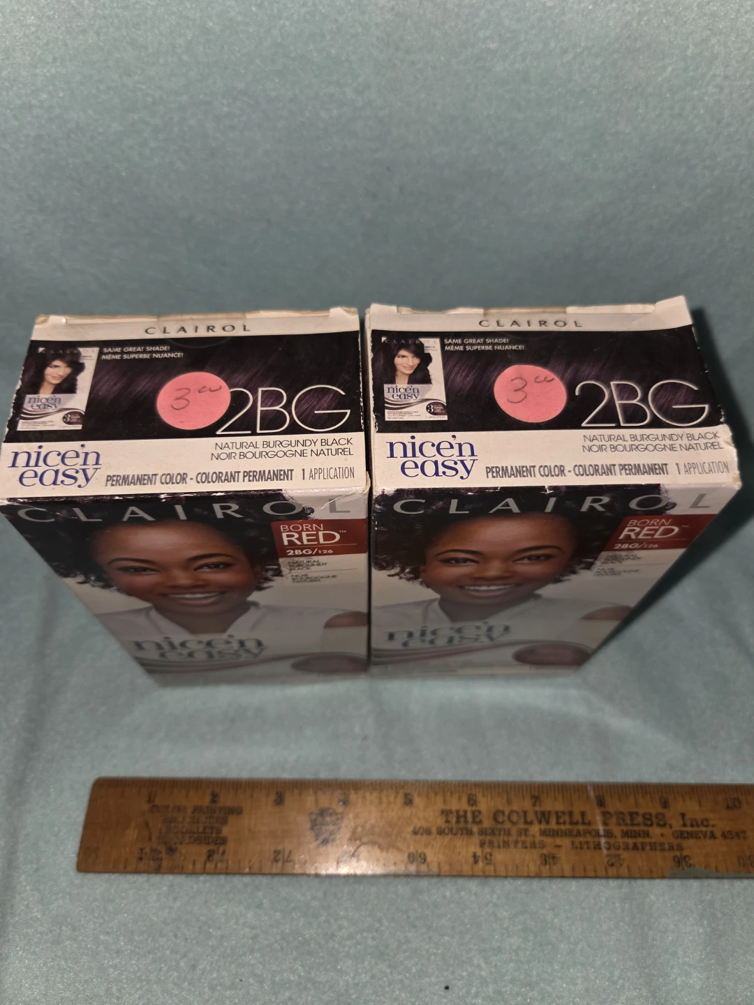 2 Clairol Nice'n Easy Hair Color Kits - 2BG Natural Burgundy - photo 2
