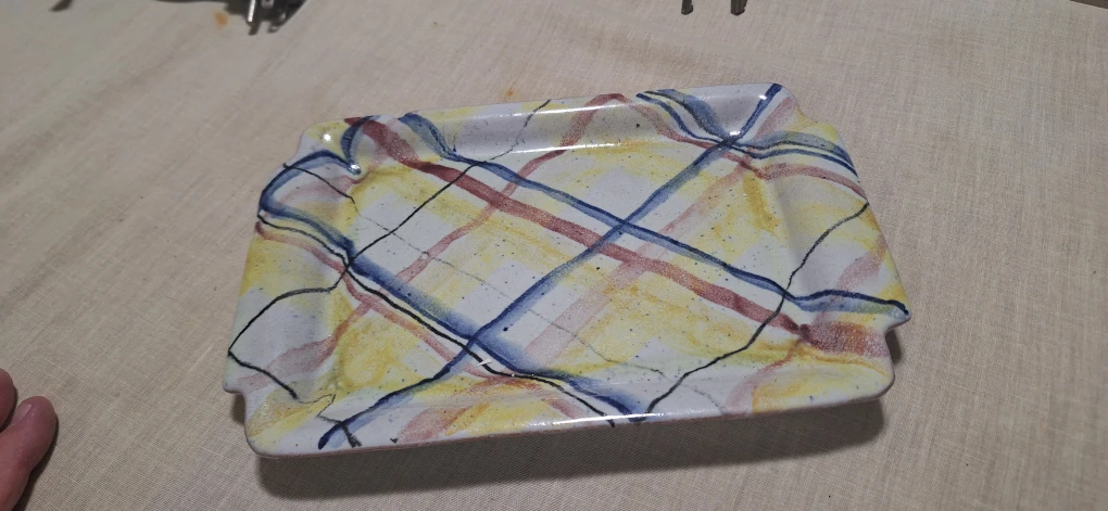 Hand-painted Ceramic Tray - photo 3