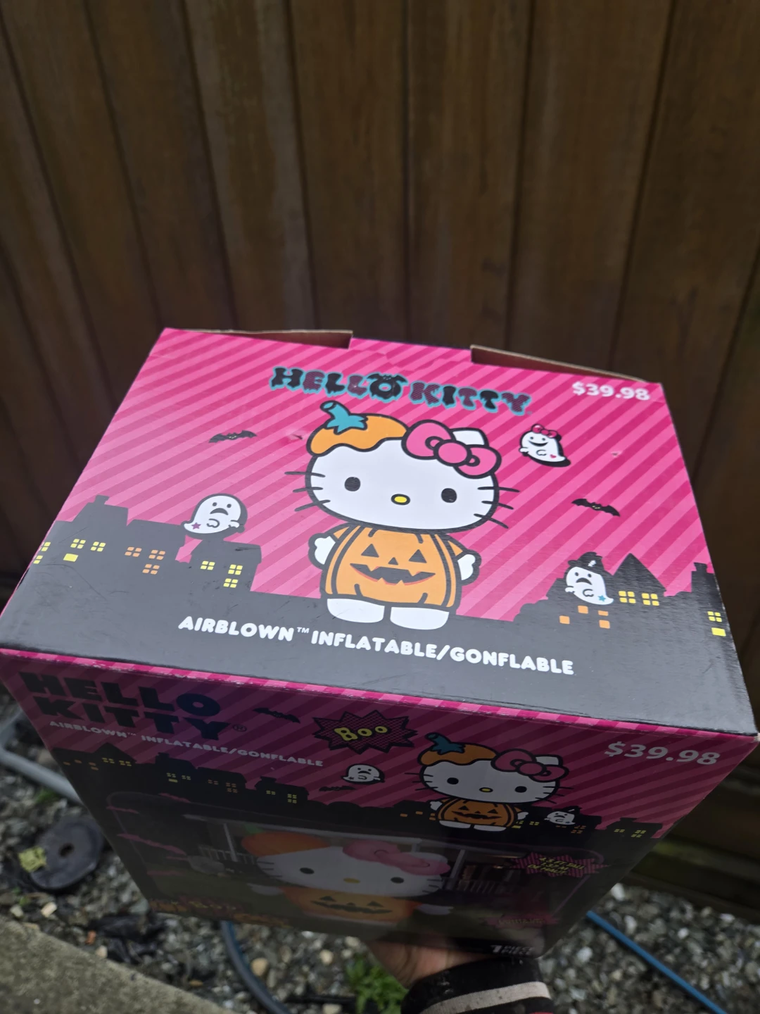 Brand new halloween inflatable decoration hello kitty - photo 3