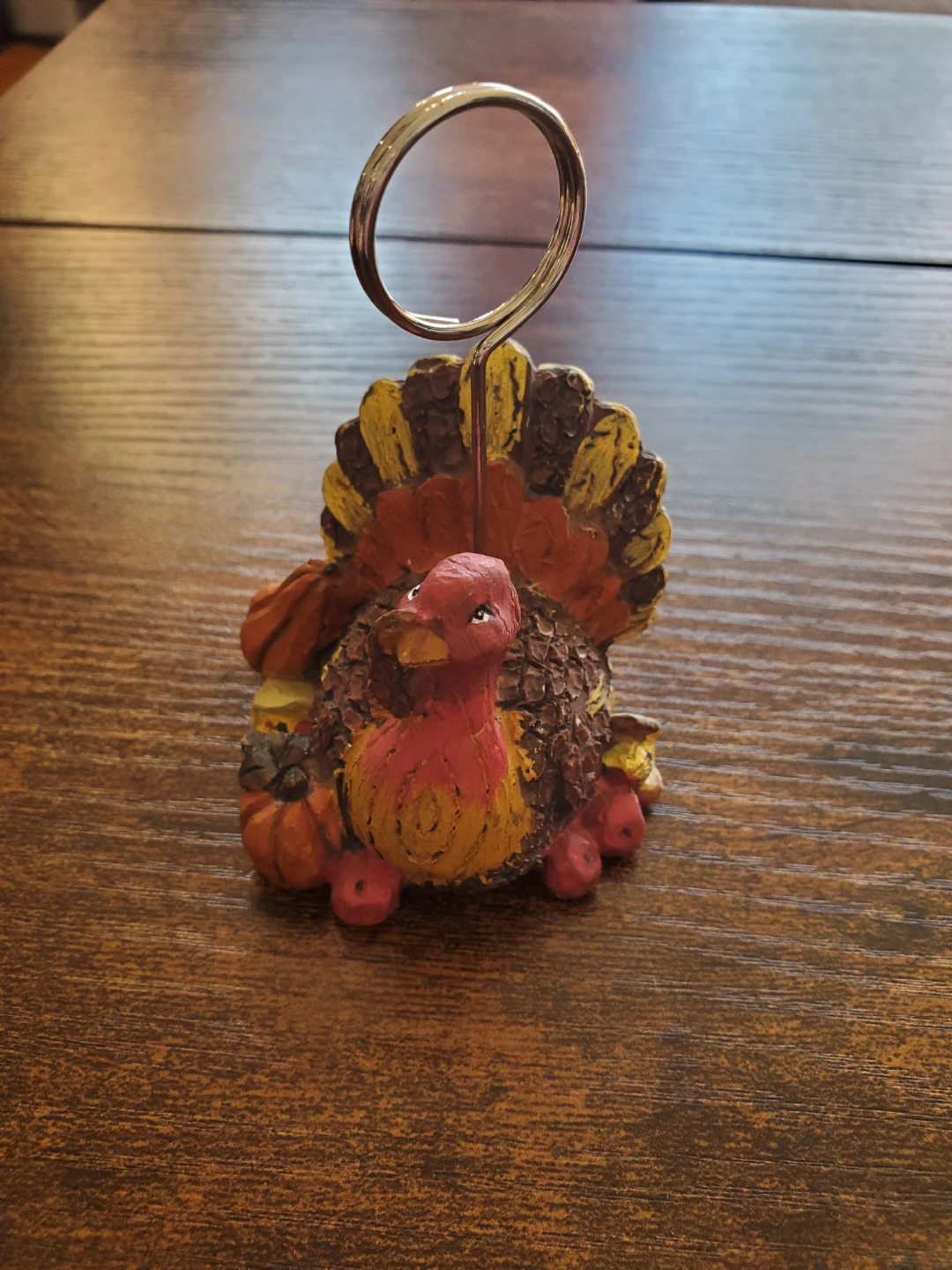 8-Piece Thanksgiving Turkey and Pumpkin Place Card Holders - photo 2