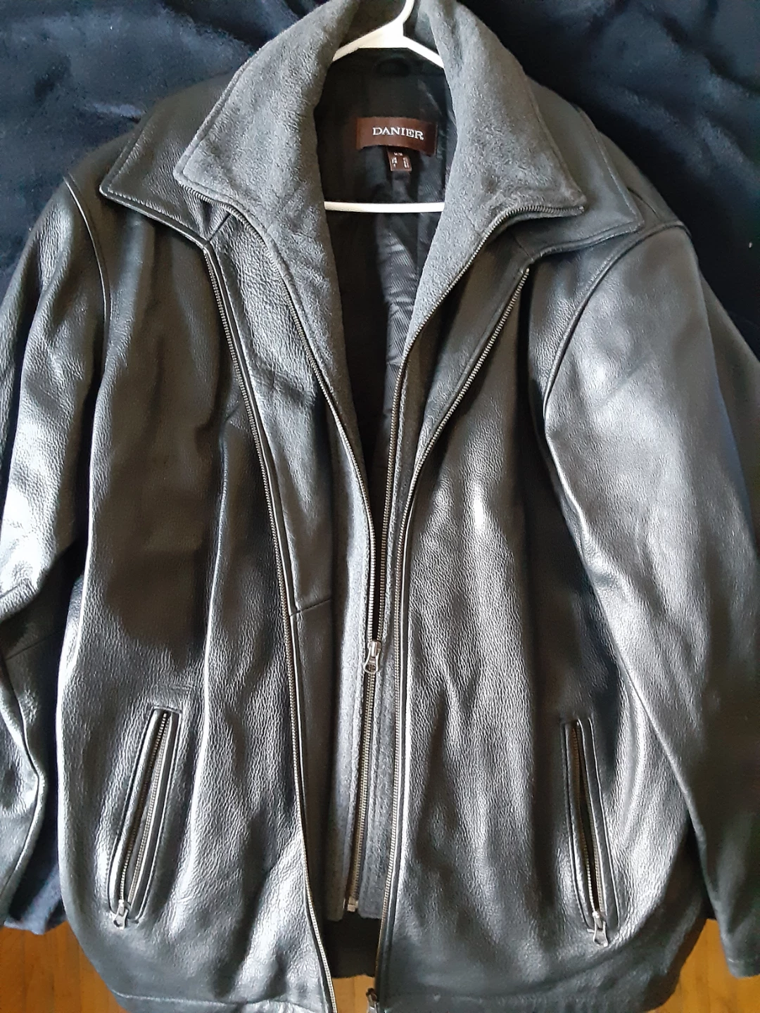 Danier Black Leather Jacket