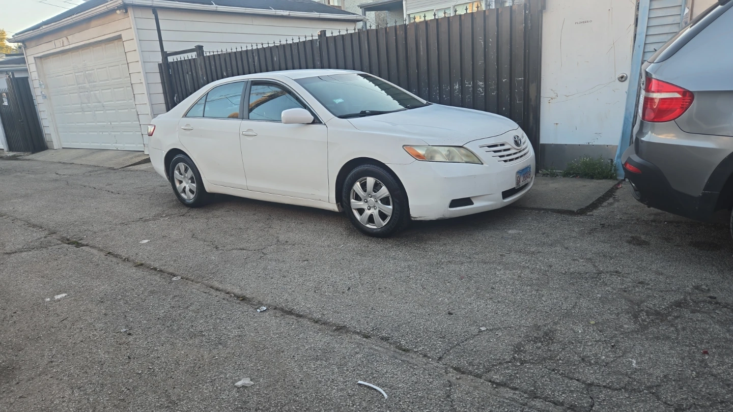 White Toyota Camry