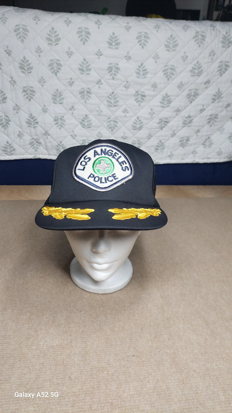 1980s Los Angeles Police Mesh scrambled eggs trucker hat