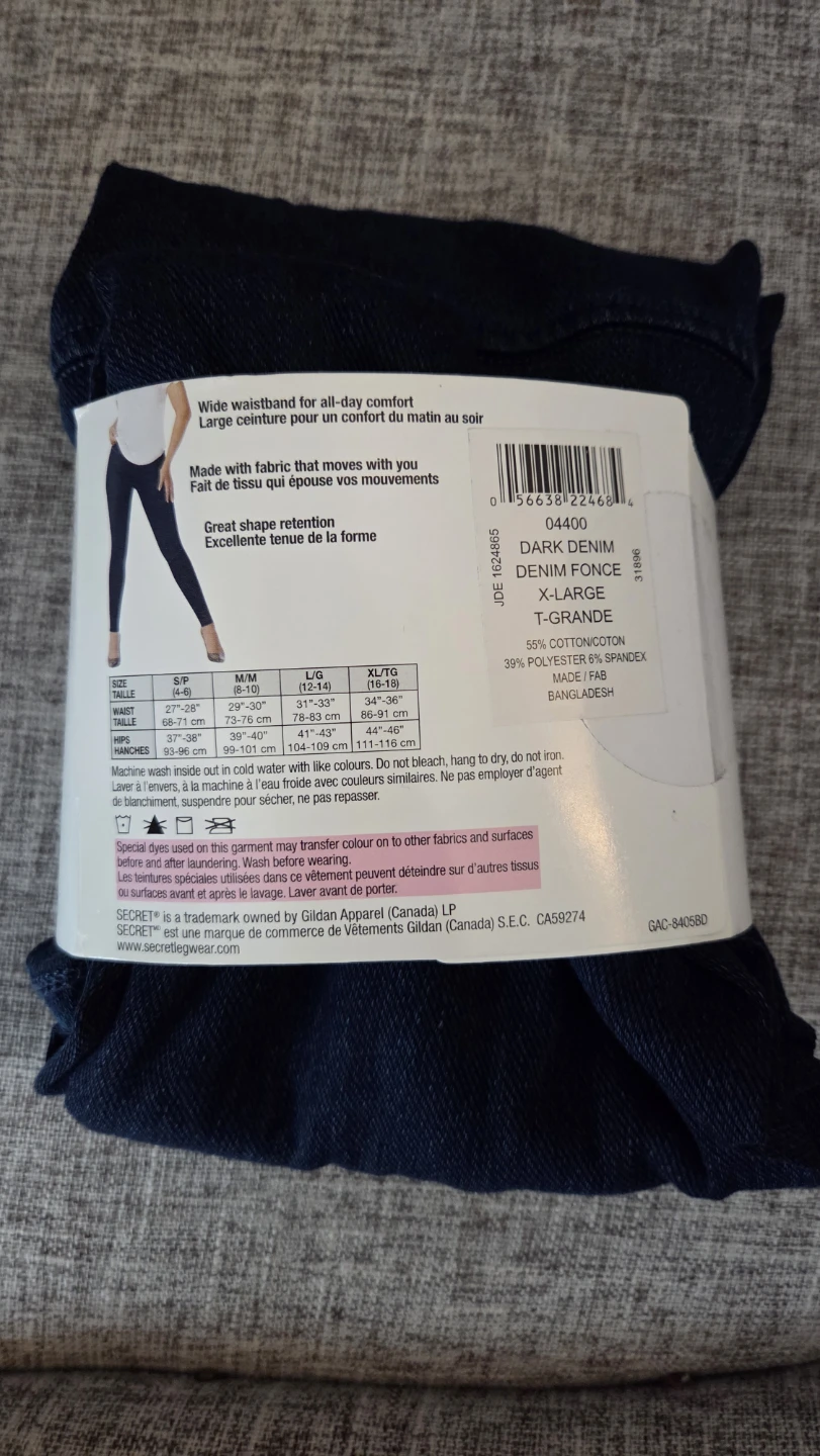 Secret Denim Legging Dark Denim X-Large - photo 2