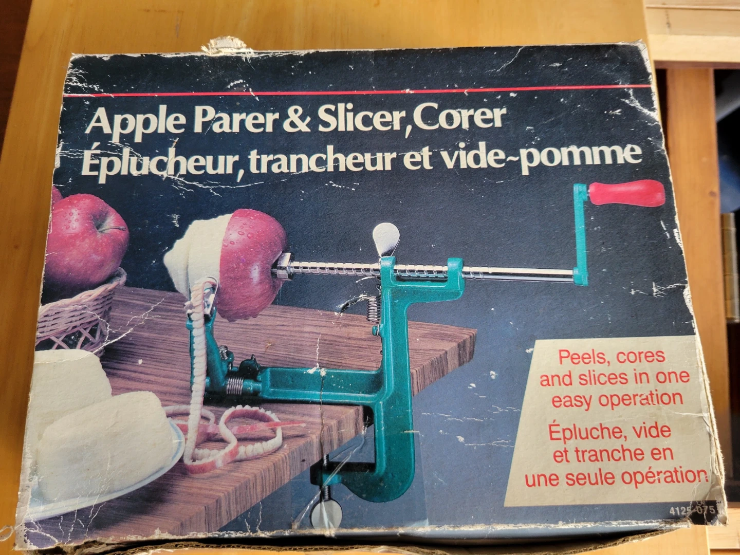 Vintage Apple Parer, Slicer & Corer – Screw Clamp Base.