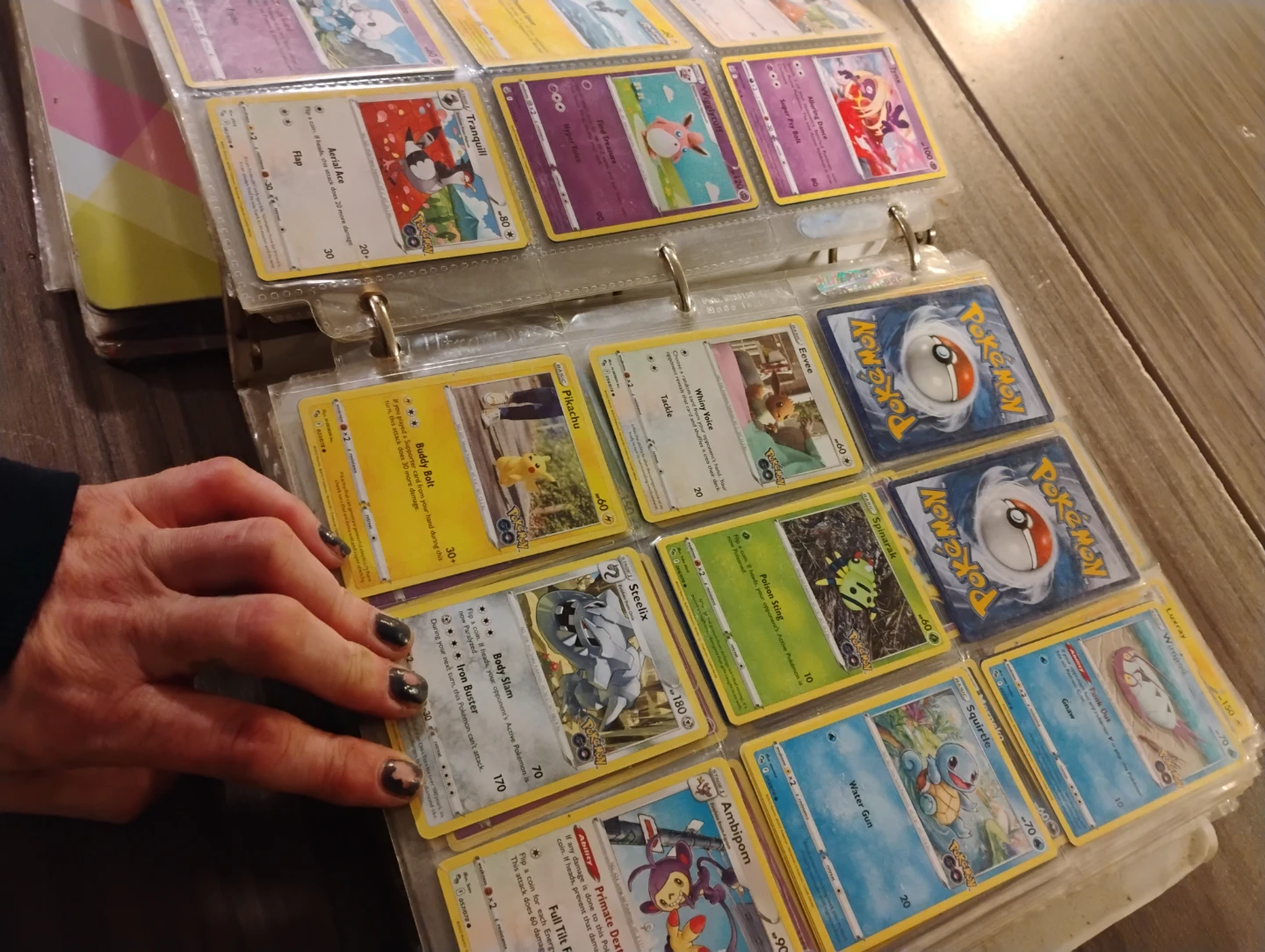 Pokémon Trading Card Collection in 2 binders