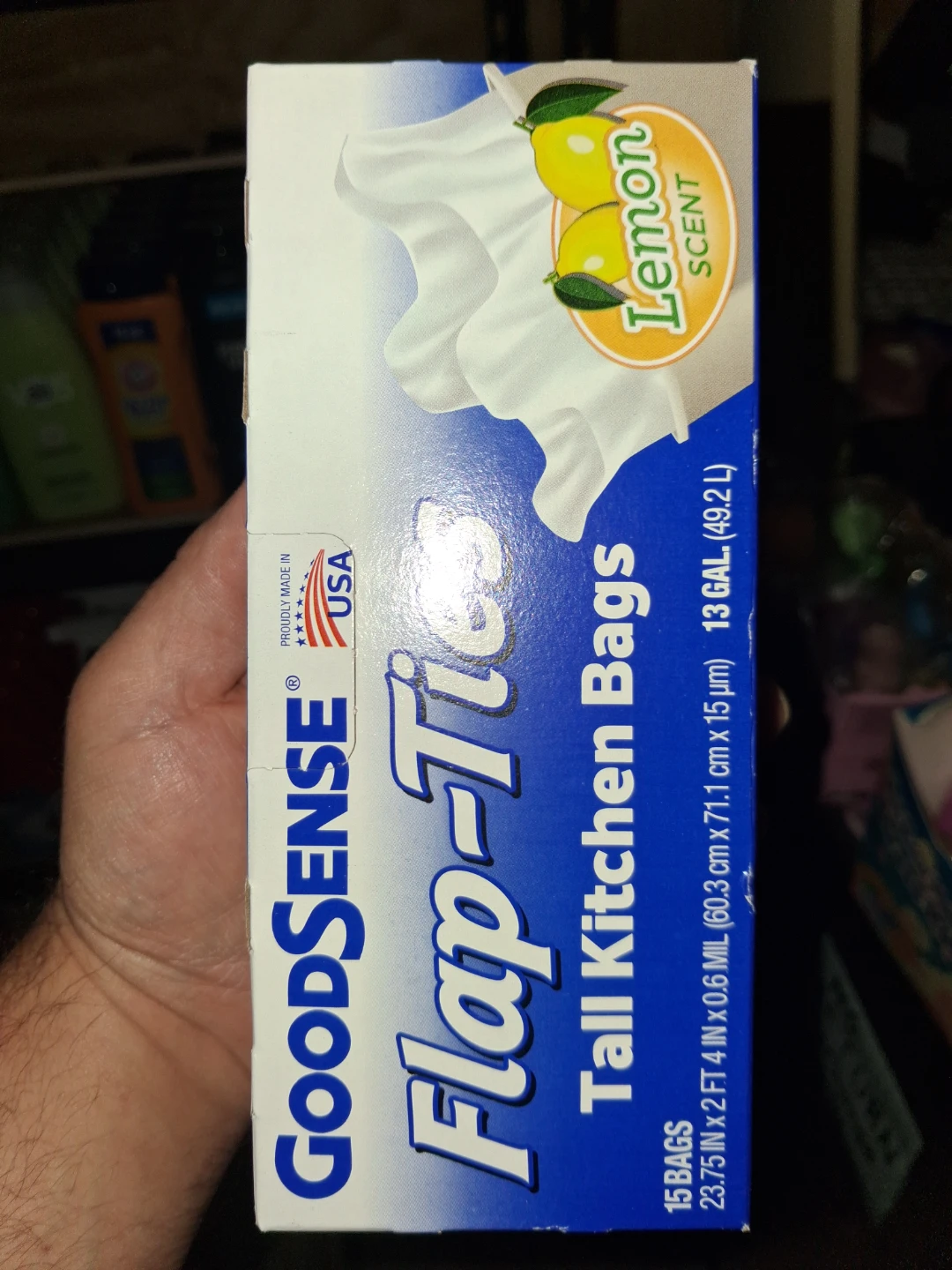 GoodSense Flap-Ties Tall Kitchen Bags 15 Count