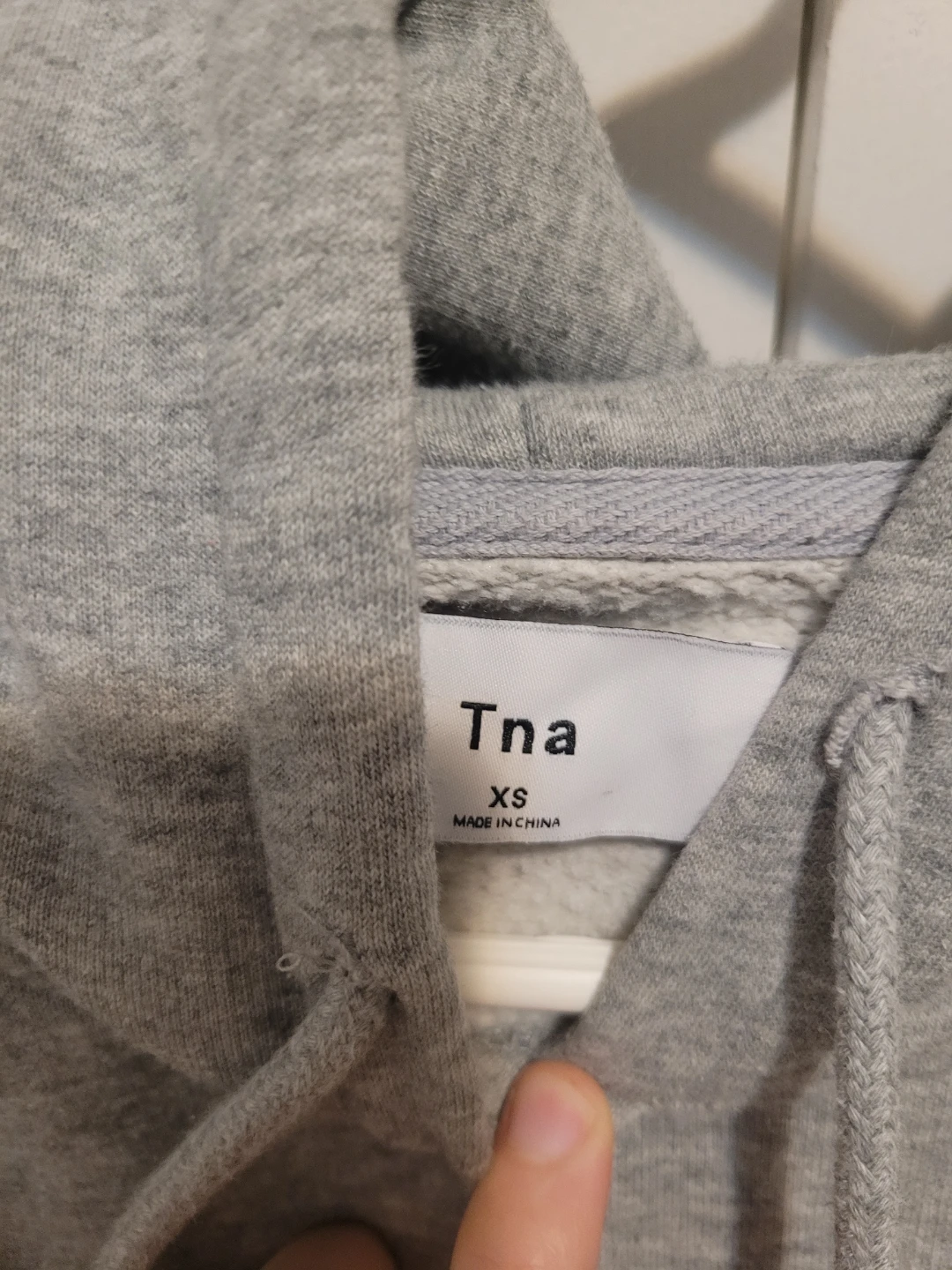 Tna Grey Cropped Hoodie - photo 3
