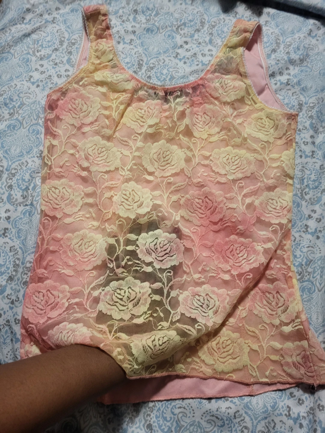 Top Style Floral Lace Tank Top - photo 3