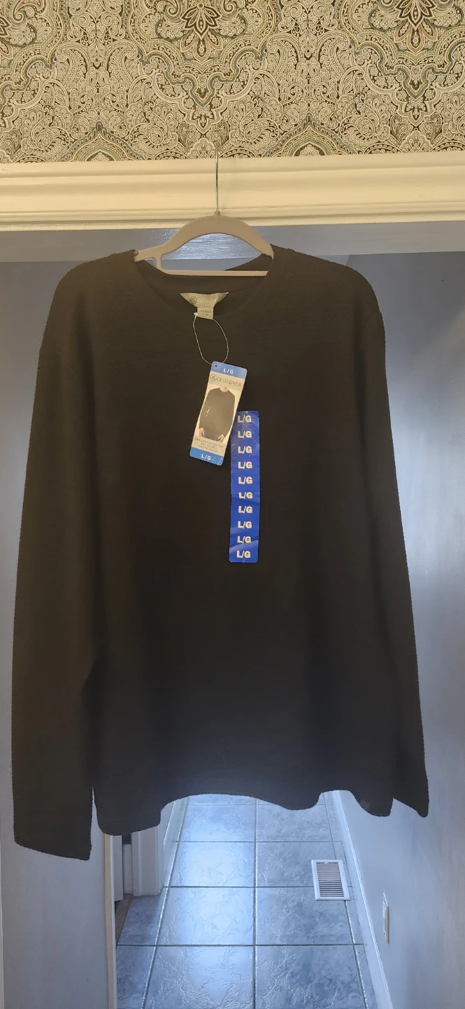 Cloudveil Long Sleeve Textured Top - Black