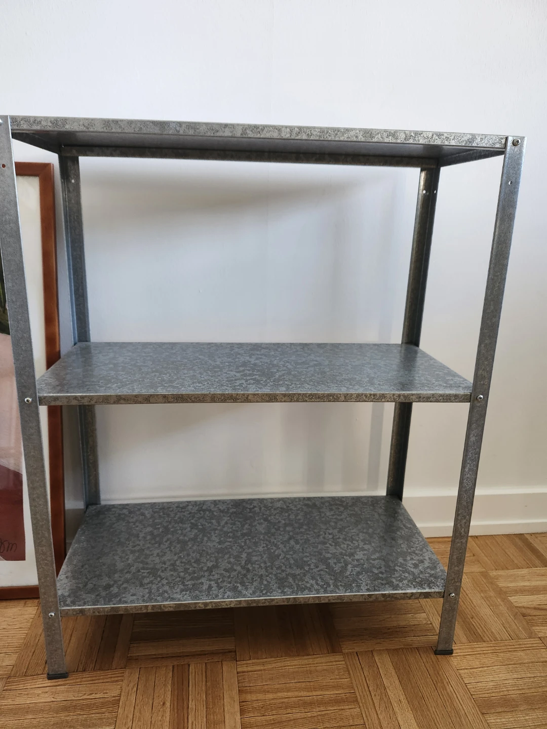 IKEA HYLLIS Galvanized Shelving Unit