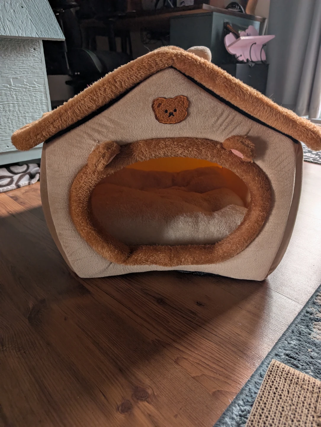 Plush Bear Design Pet House