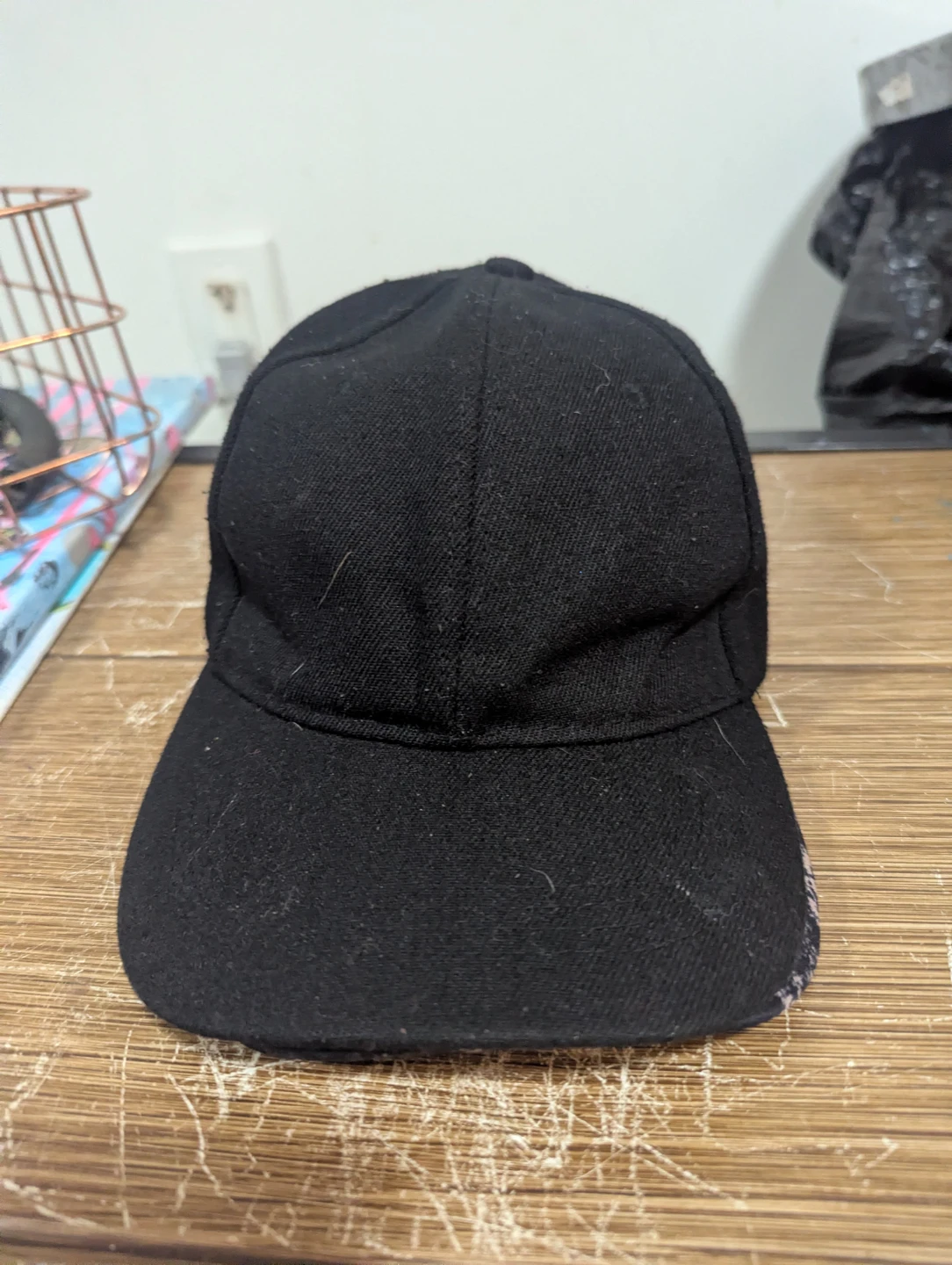 Plain Black Baseball Cap