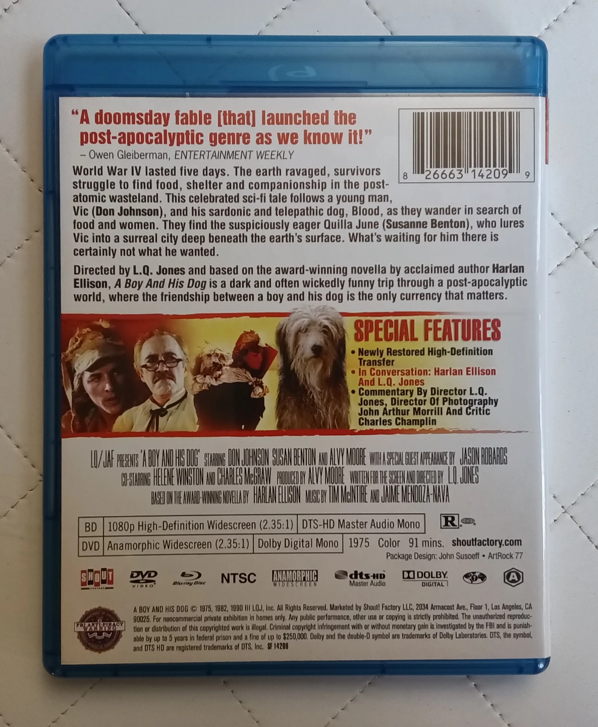 A Boy and His Dog Collector's Edition Blu-ray + DVD - photo 2