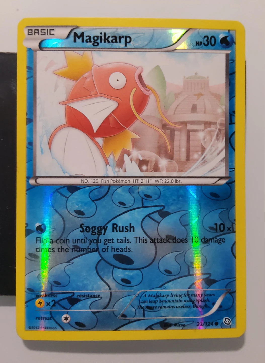 (Offers) 2012 Black & White Magikarp Reverse Foil