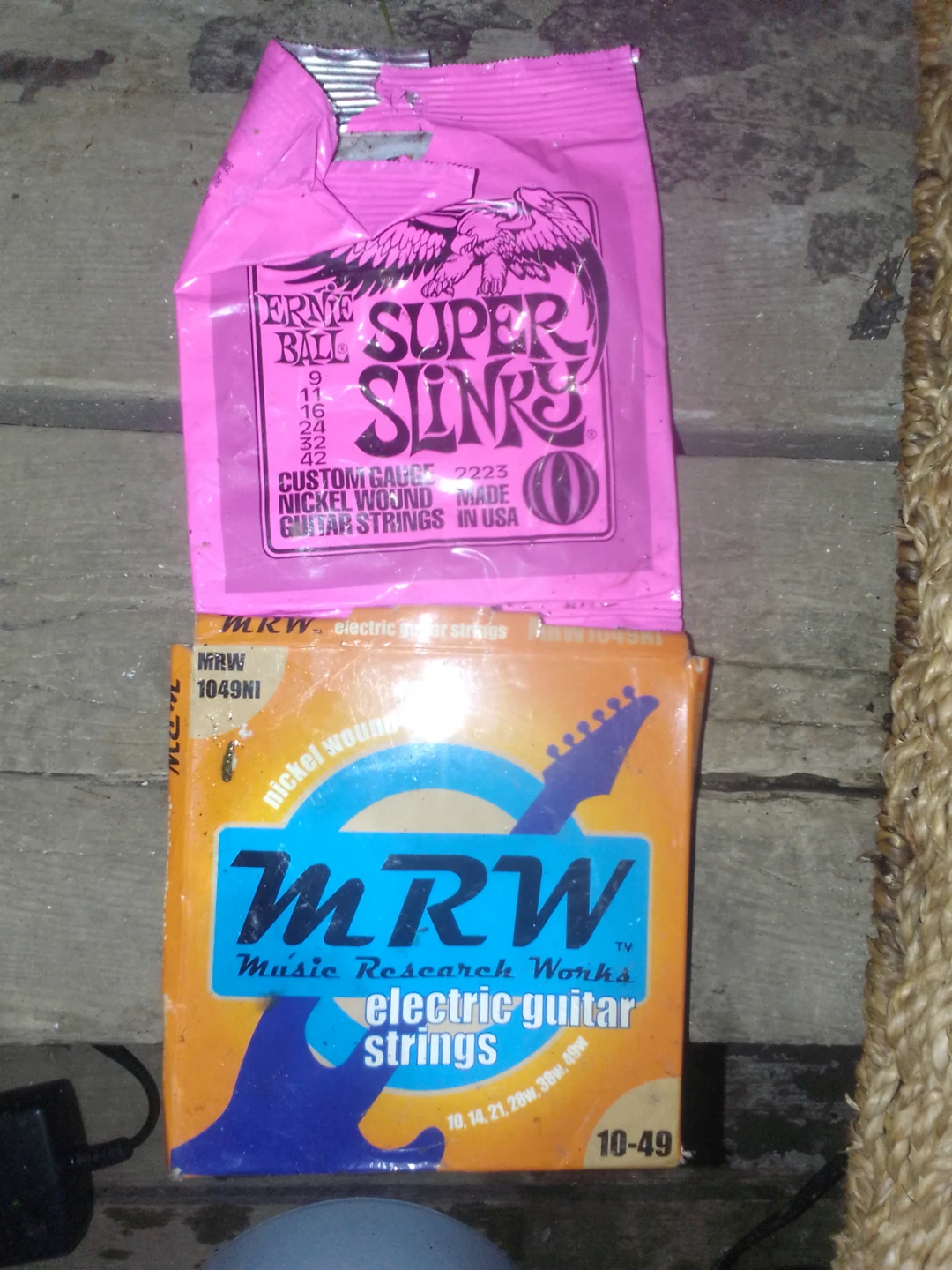 Assorted Guitar Strings and Instrument Cables - photo 3