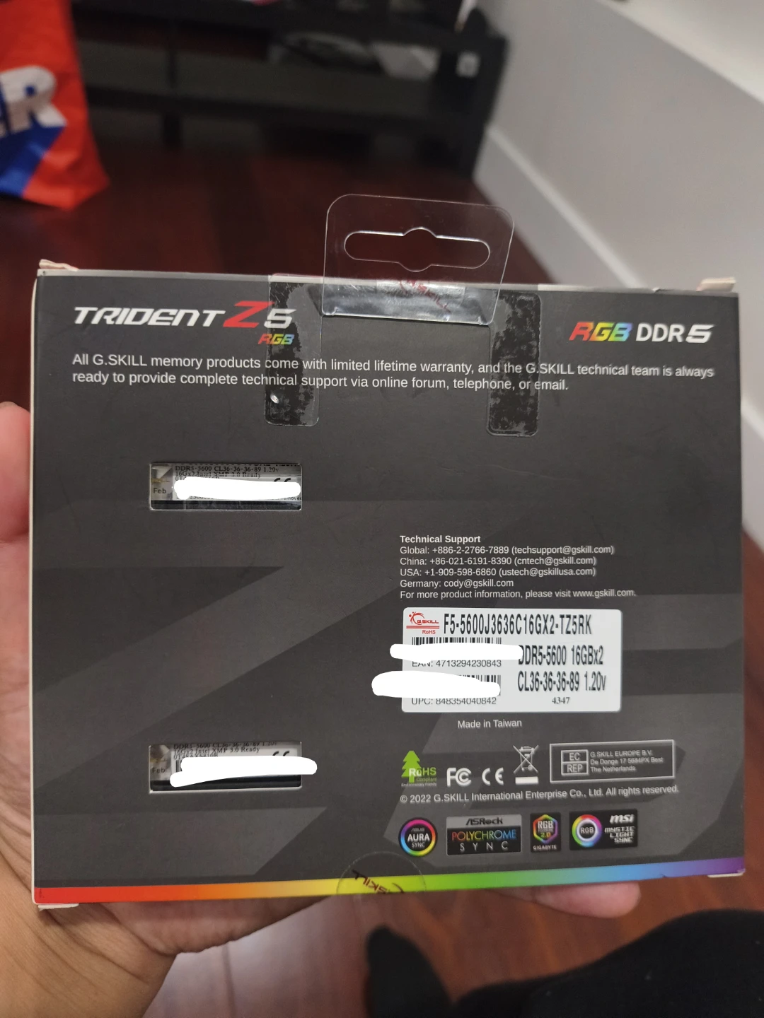 G.Skill Trident Z5 RGB 32GB (2 x 16GB) DDR5 RAM