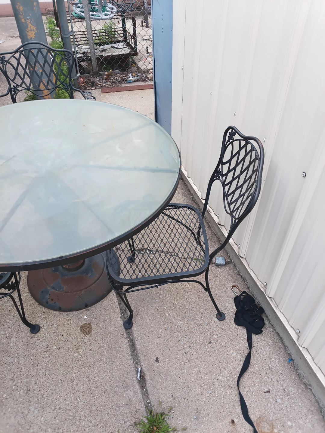 3-Piece Wrought Iron Bistro Set - photo 2