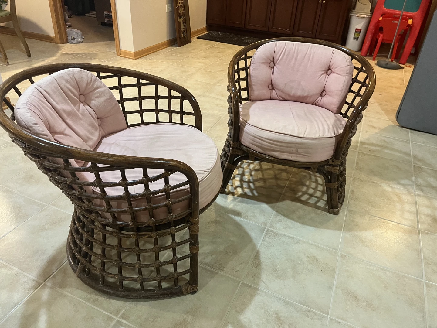 Rattan Set  Sofabed, Chairs and Glass Tables - photo 2