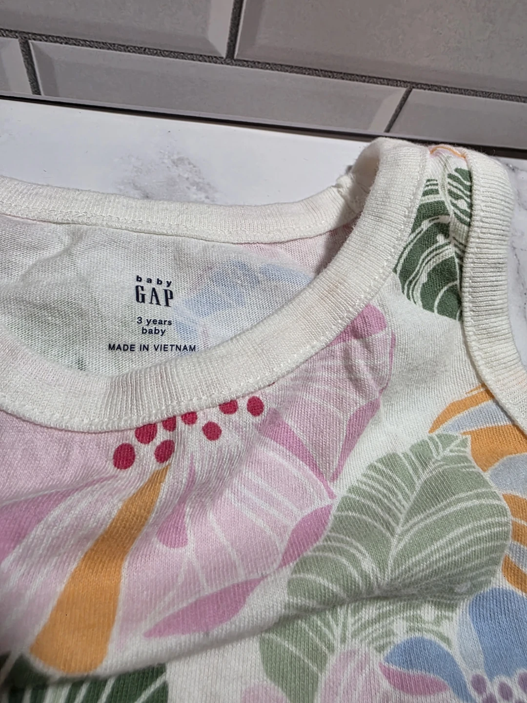 Baby Gap Floral Tank and Skort Set - photo 3