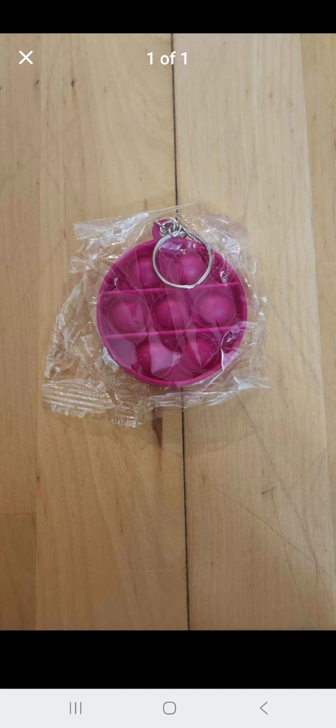 Pink Snap Pop Fridget Toy