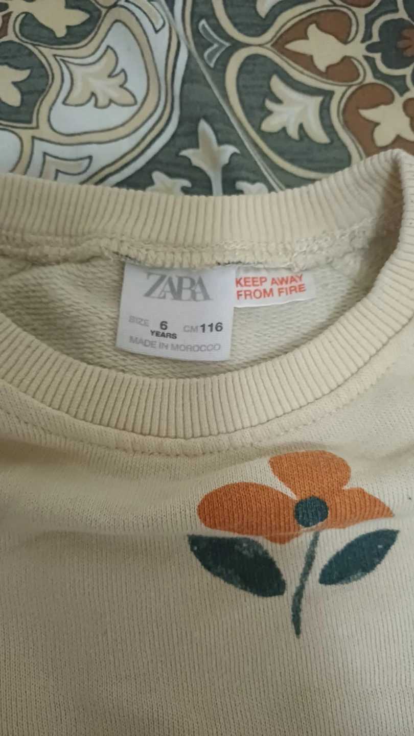 ZARA Floral Sweatshirt - photo 3