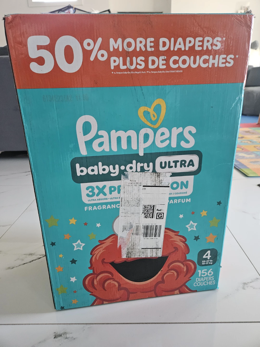 Pampers Baby-Dry Ultra Size 4 Diapers 156 Pack - photo 3
