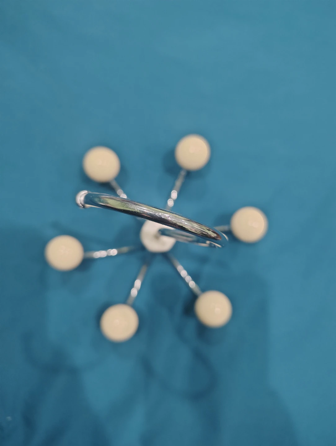 Chrome and White Ball Multi-Hook Hanger - photo 4