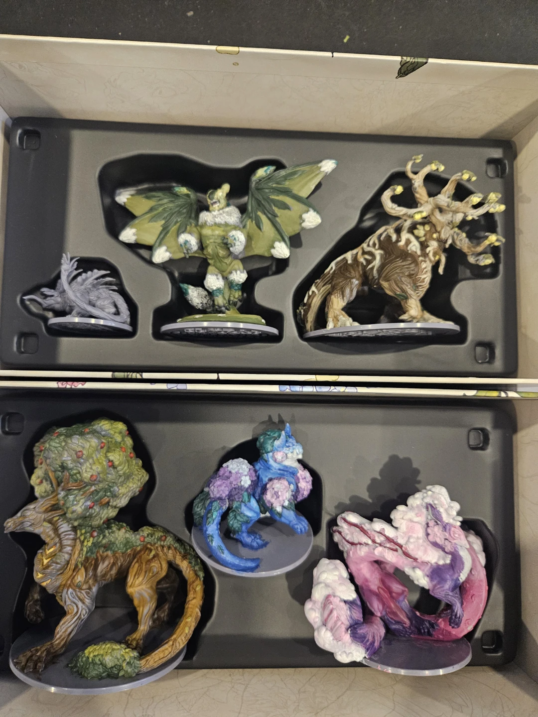 Floral dragons miniatures lot (Whitby, read ad) - photo 2