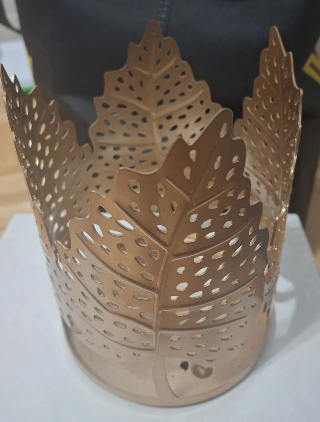 Bath & Body Works Gold Leaf Candle Holder