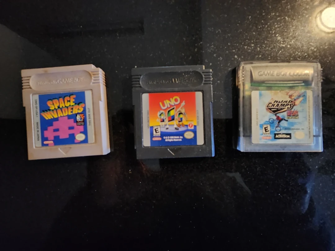 Assorted Game Boy and Nintendo DS Cartridges