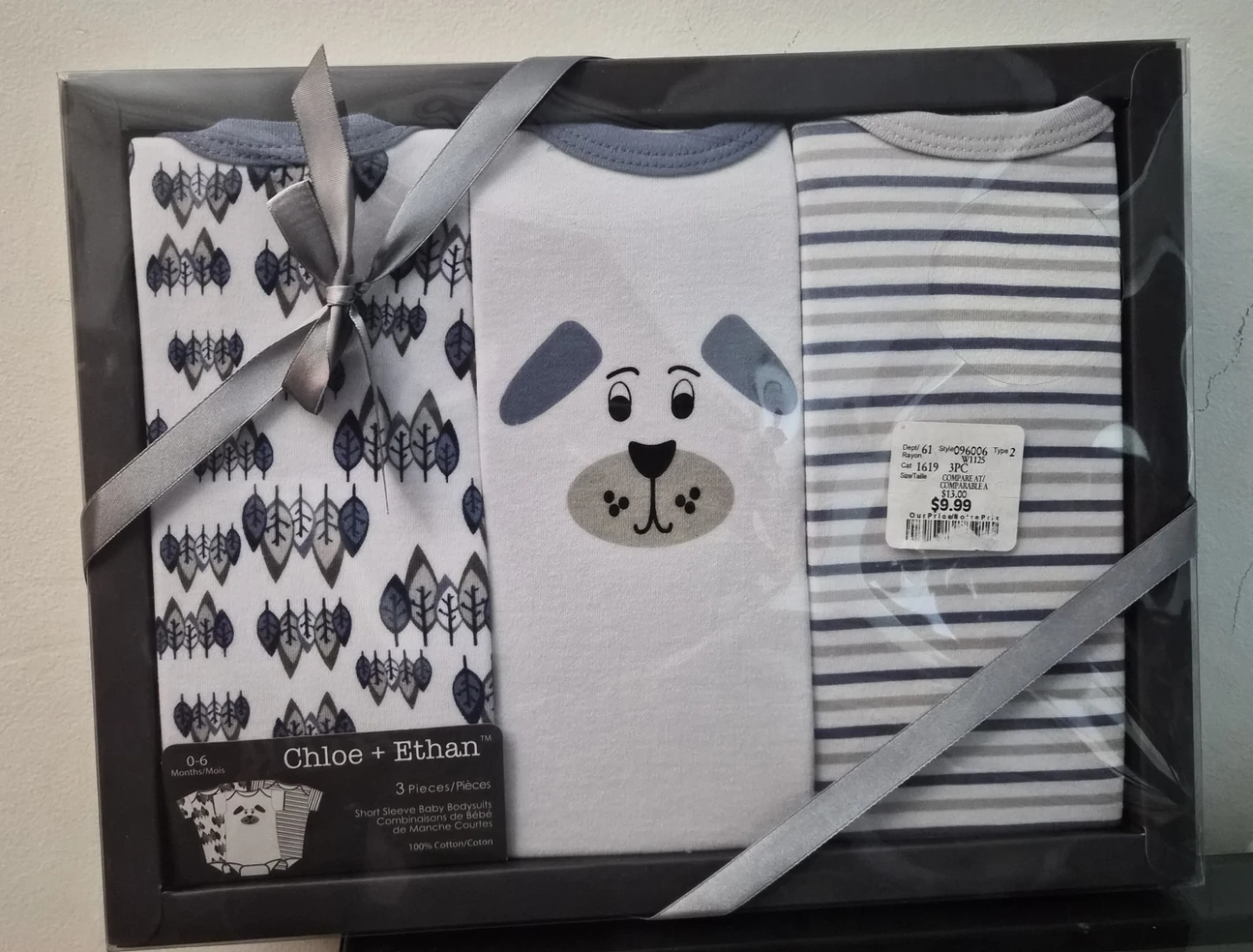 Chloe + Ethan 3-Piece Baby Bodysuit Set